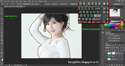 GANTI BACKGROUND FOTO DENGAN TEKNIK MASKING DI PHOTOSHOP ~ Belajar Photo