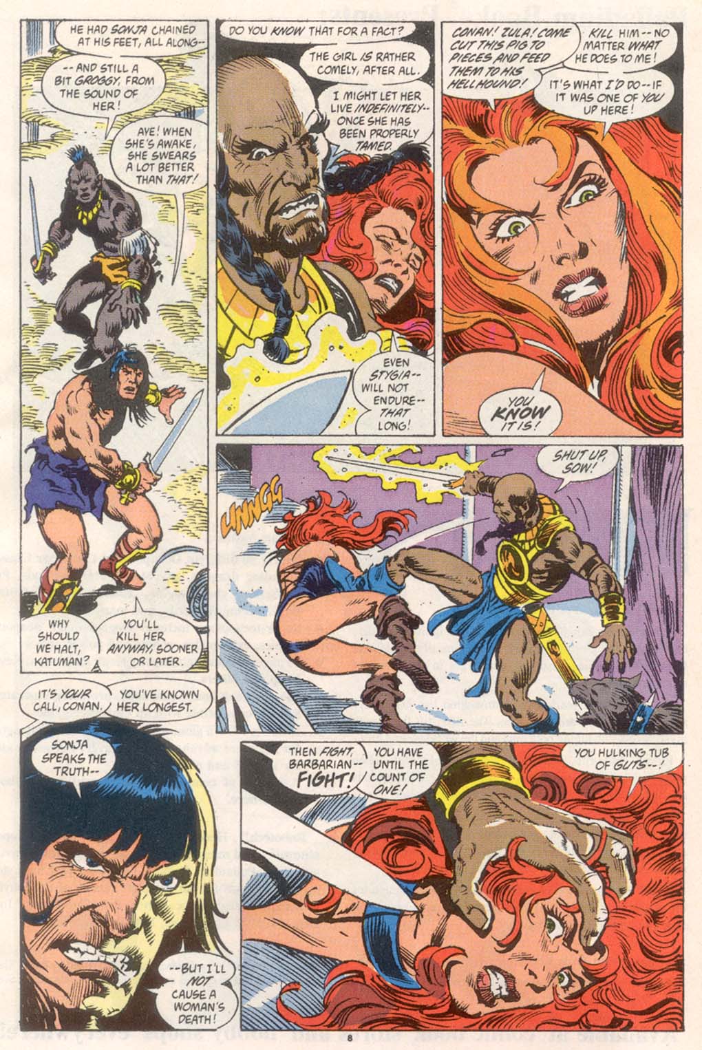Read online Conan the Barbarian (1970) comic -  Issue #248 - 7