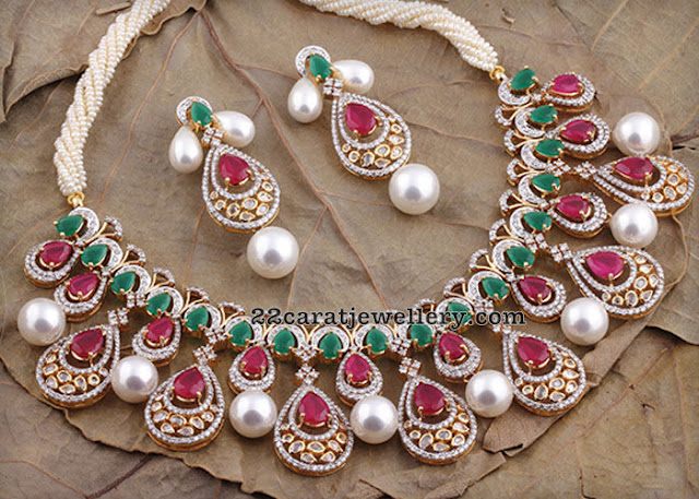 Diamond Ruby Set by Aaks