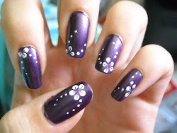 purple nail designs nails bridal catching eye pearls w29 silver flowers konad hearts styles makeup enjoy