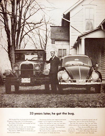 Evolution of Volkswagen Ads From 1960