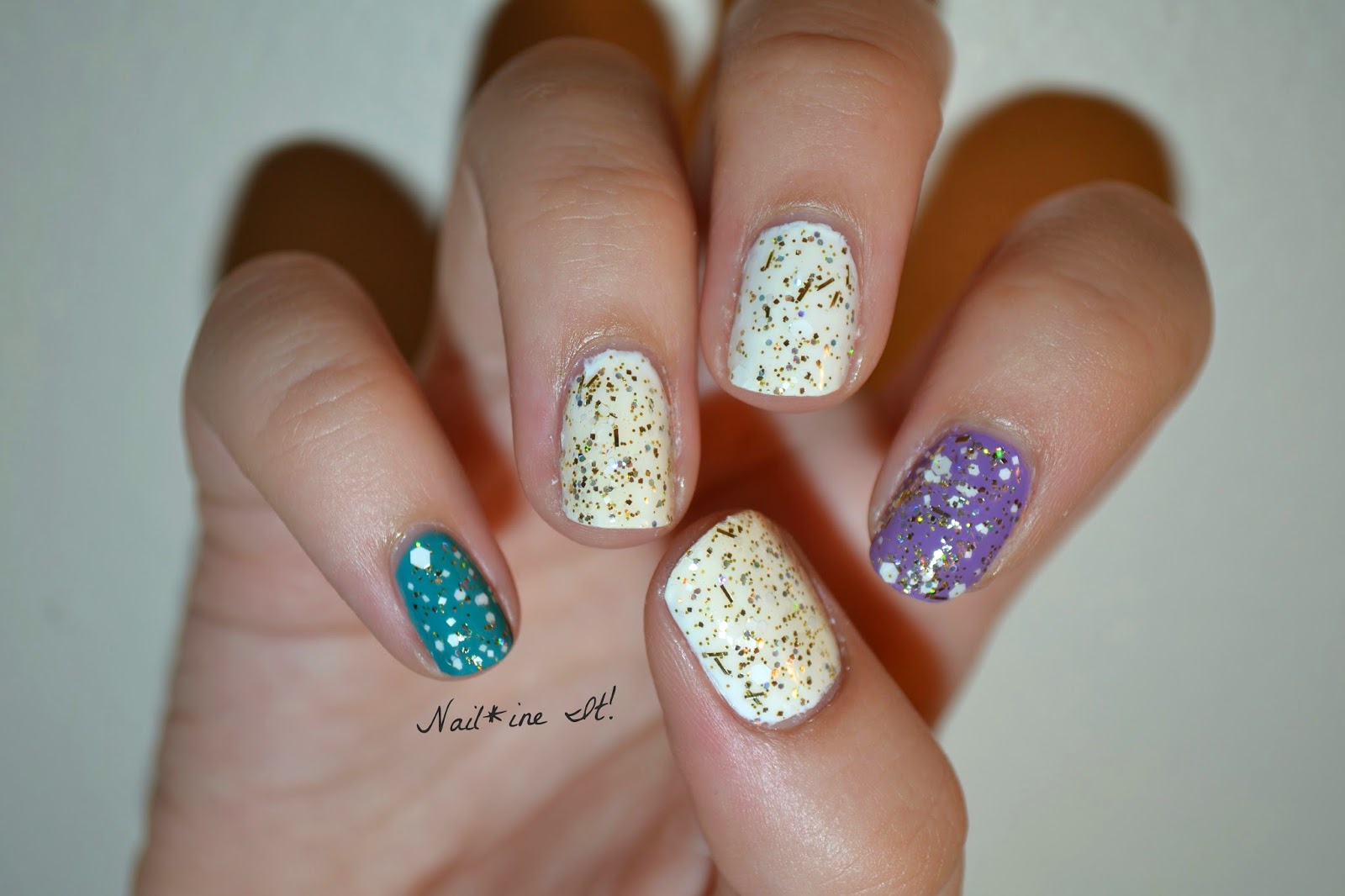 Nail*ine It!: Chevrons and Lush Lacquer Snow Angel