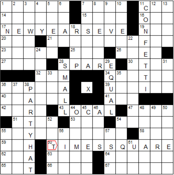 L A Times Crossword Corner Tuesday January Don Gagliardo And