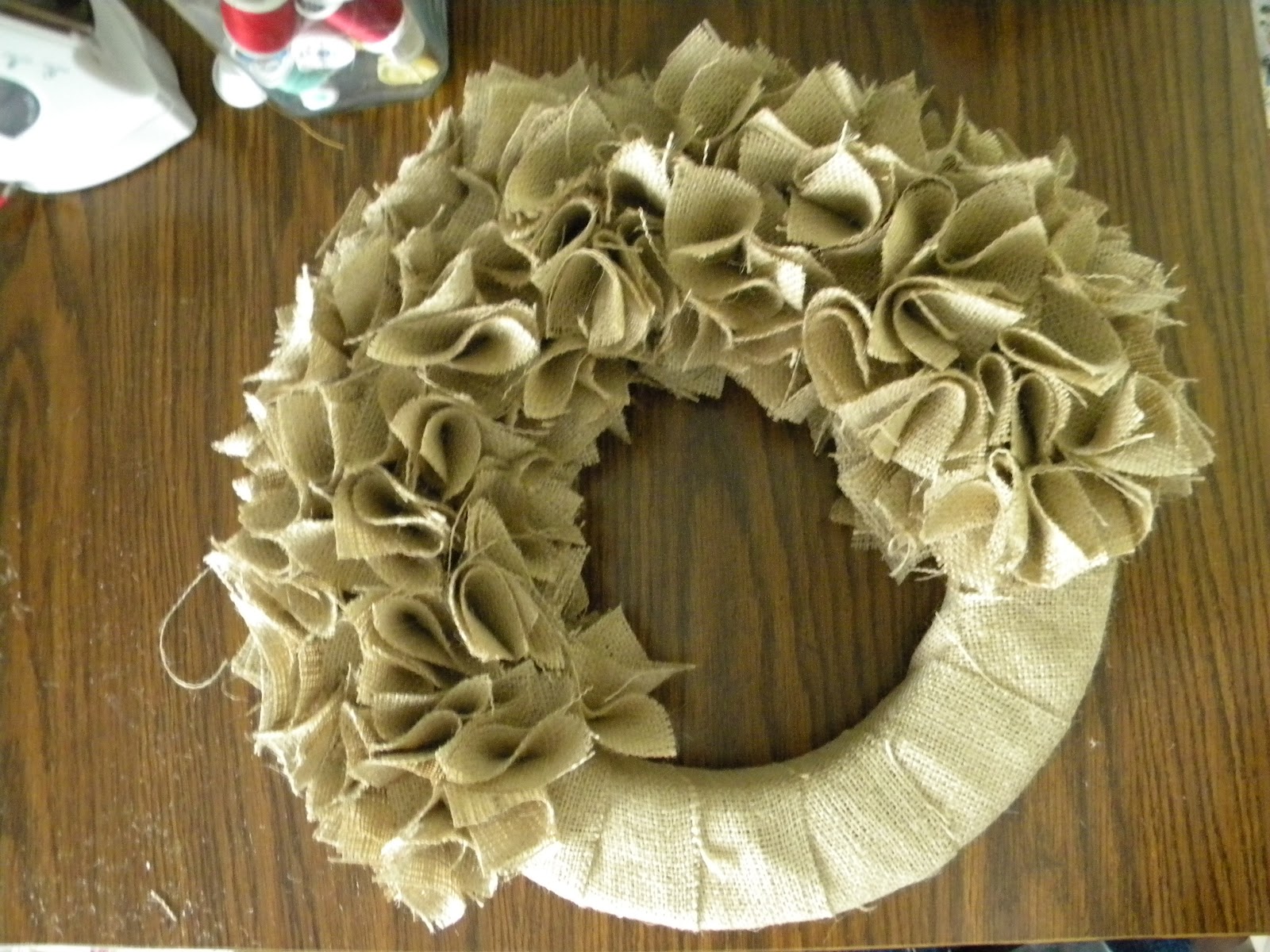 Well Rounded Burlap Wreath Tutorial
