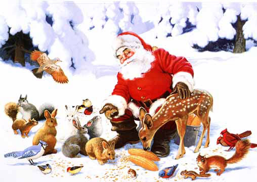 Noel des animaux NOS PETITS FRERES LES ANIMAUX: JOYEUX NOEL