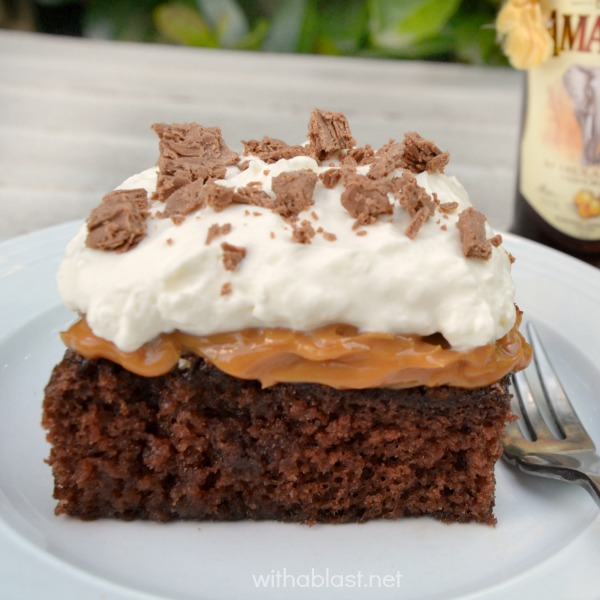 Divine, traditional South-African Amarula Chocolate Caramel Cake ~ rich, sweet, moist and a must-have recipe !