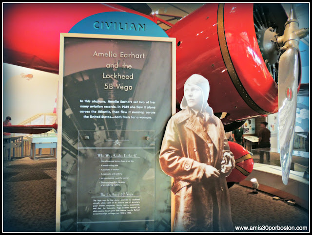 Amelia Earhart en el Museo Nacional del Aire y el Espacio de Estados Unidos