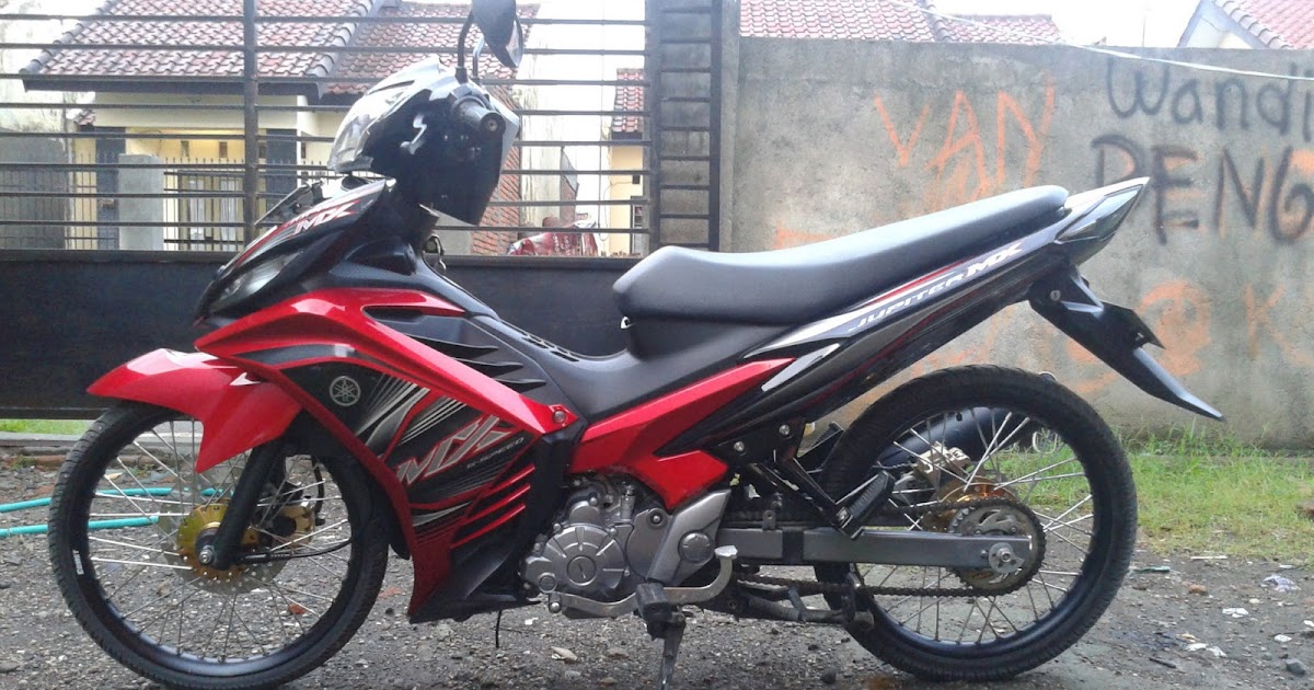 Modifikasi Jupiter Mx 135 Warna Merah Hitam Otomotif