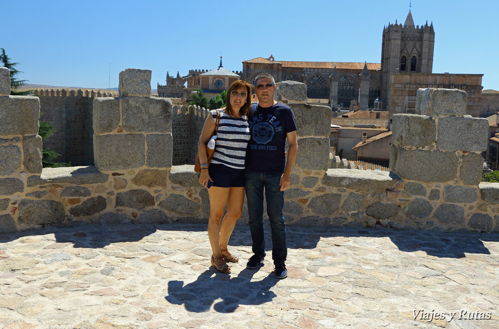 Catedral desde la muralla Catedral de Ávila