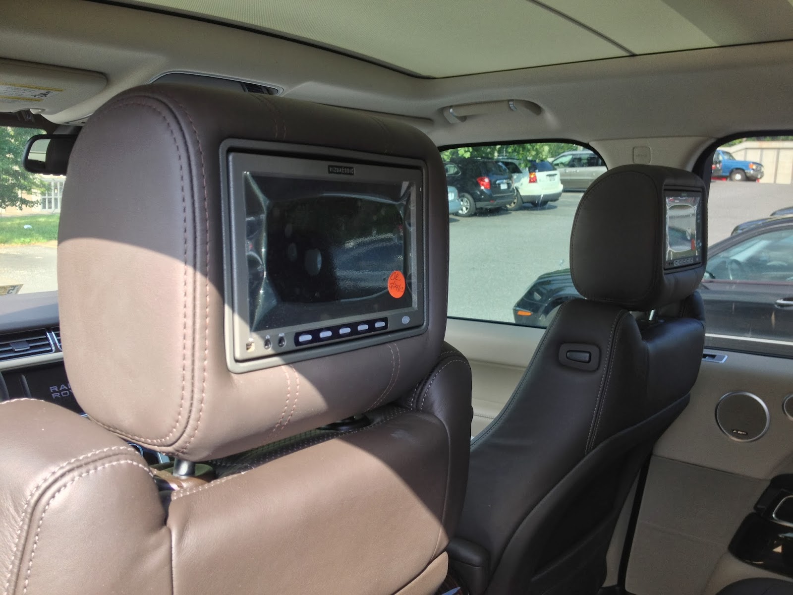 Hurleys Auto Audio New Range Rover Full Size for Headrest Monitors and