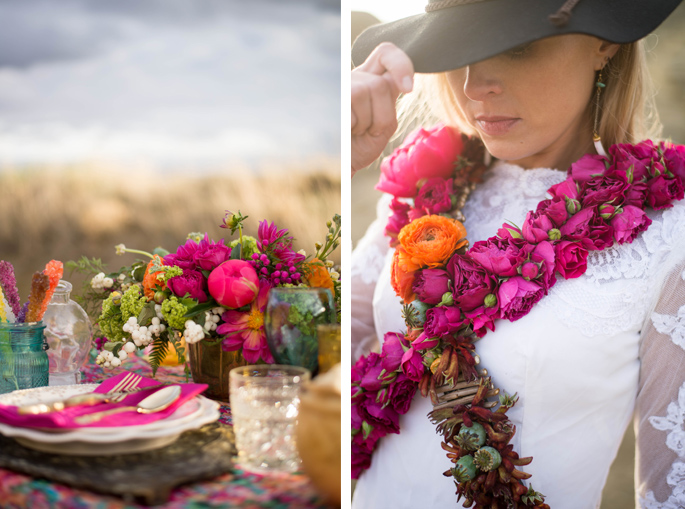 pink wedding flowers / Photography: Font & Figure / Floral: Mac's Floral / Rentals: Hutch Event Rentals 