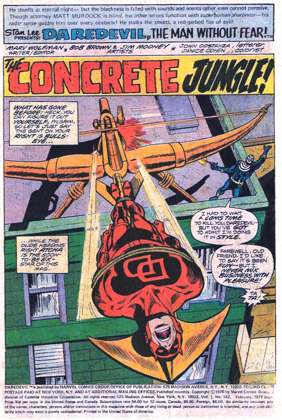 Daredevil (1964) issue 142 - Page 2