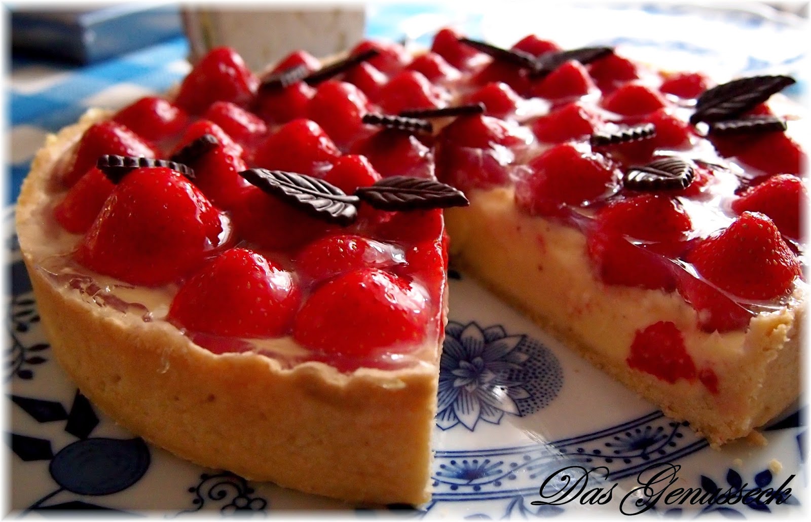 Das Genusseck: Erdbeer-Tarte mit Vanillecreme