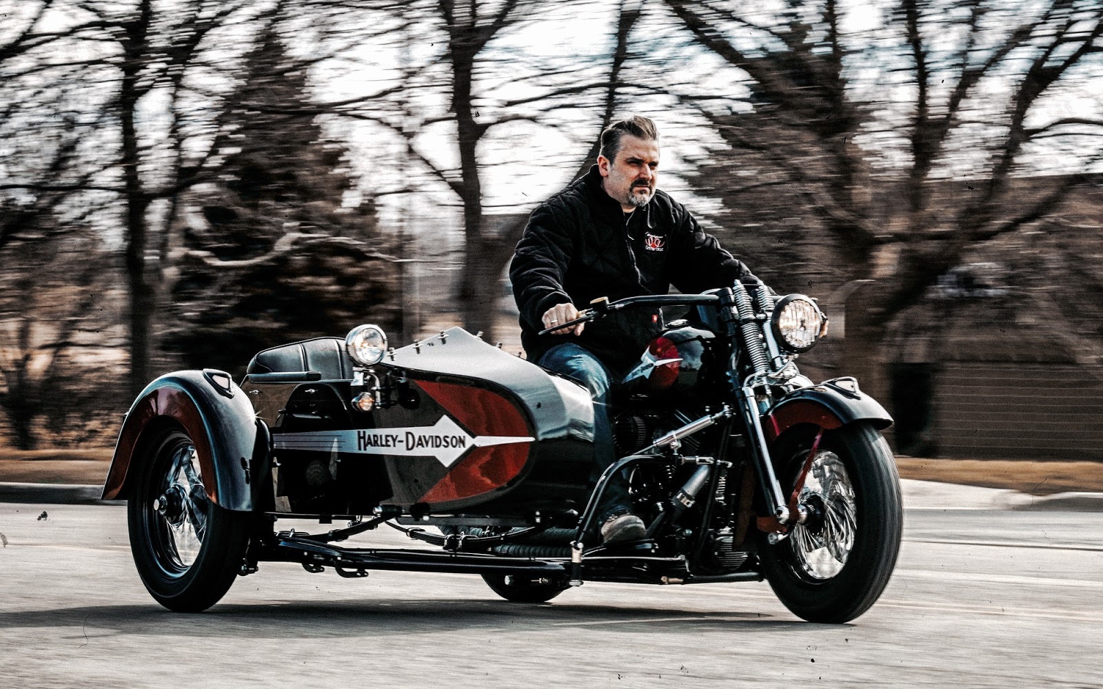 Springer Softail Sidecar Inazuma Caf 233 Racer