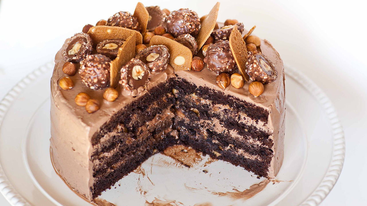 Ferrero-Rocher-Käsekuchen