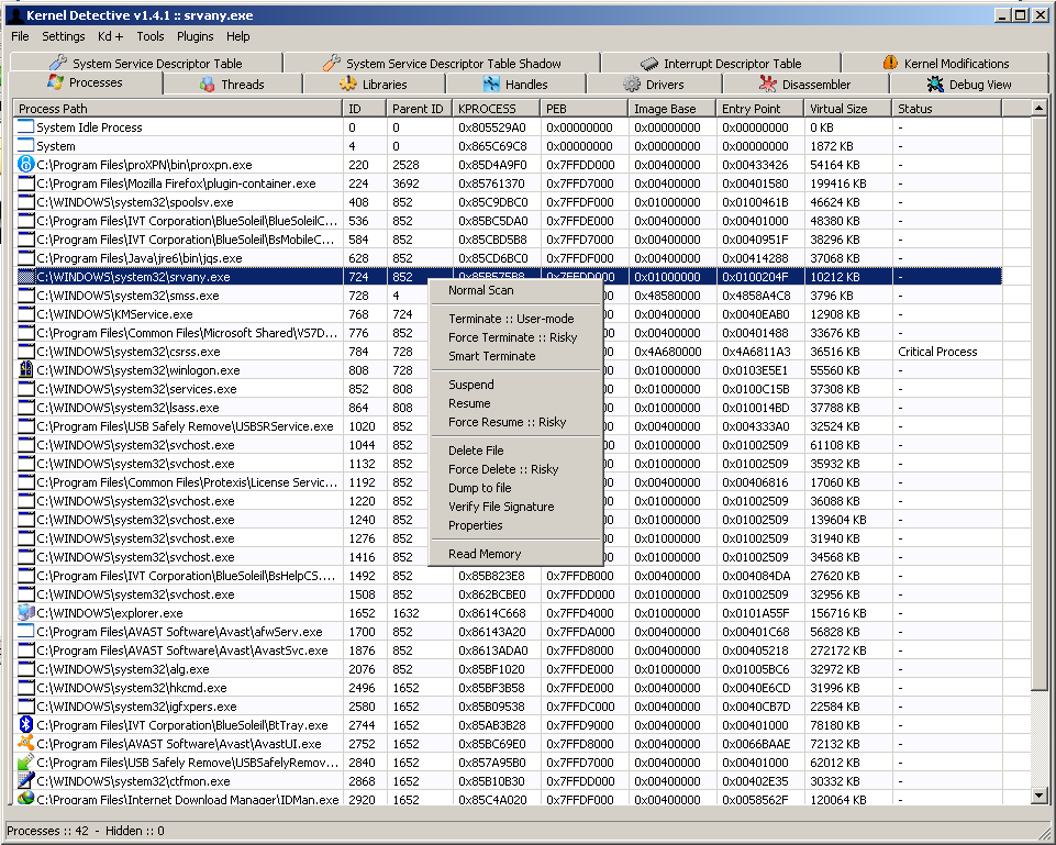 En İyi İnjector Programı Kernel Detective Deep Tekno HD