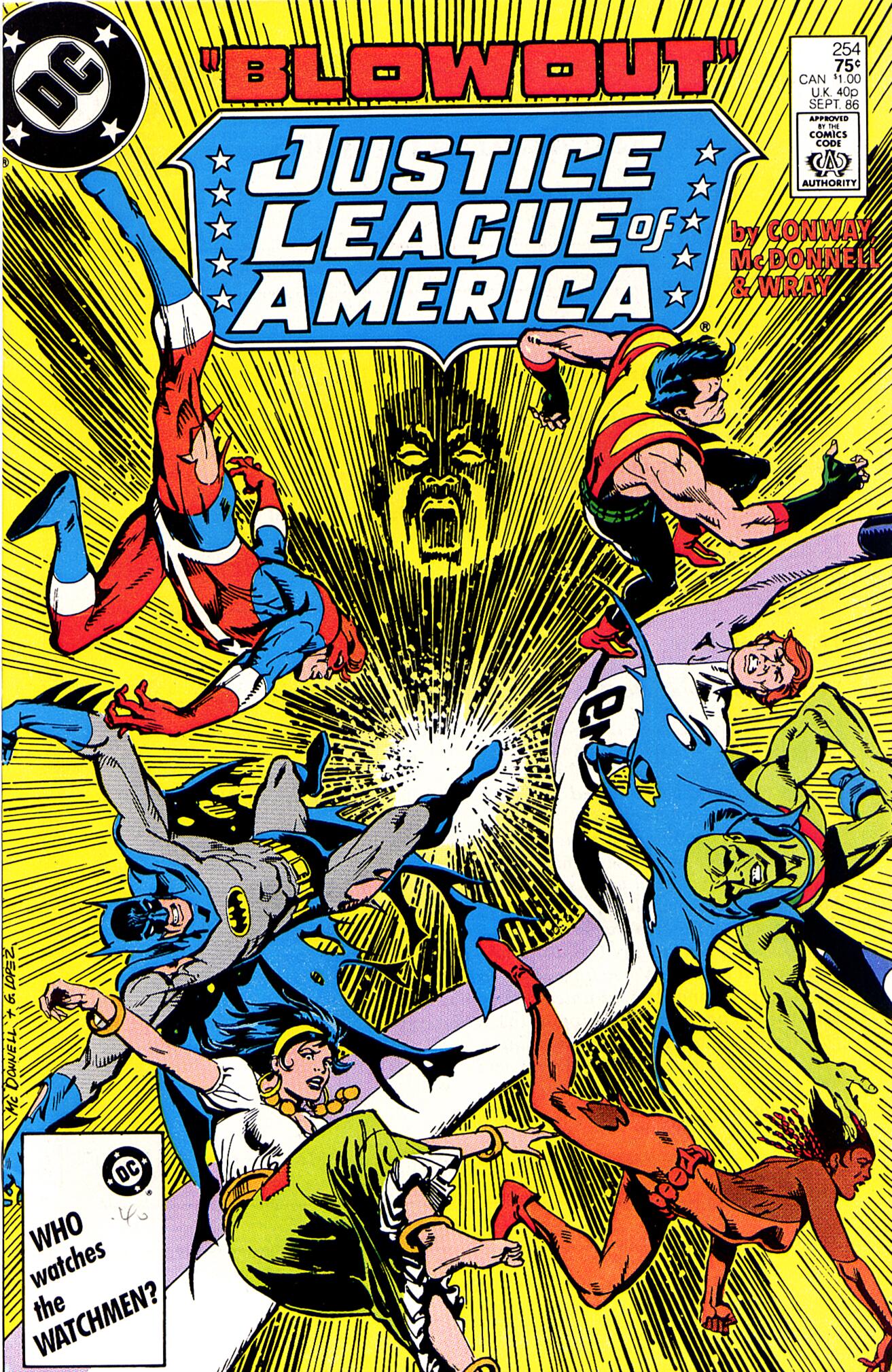 Justice League of America (1960) 254 Page 0