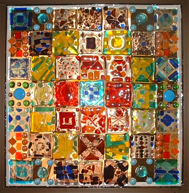 Mrs. Belton's Artists: Fused Glass Tile Installation