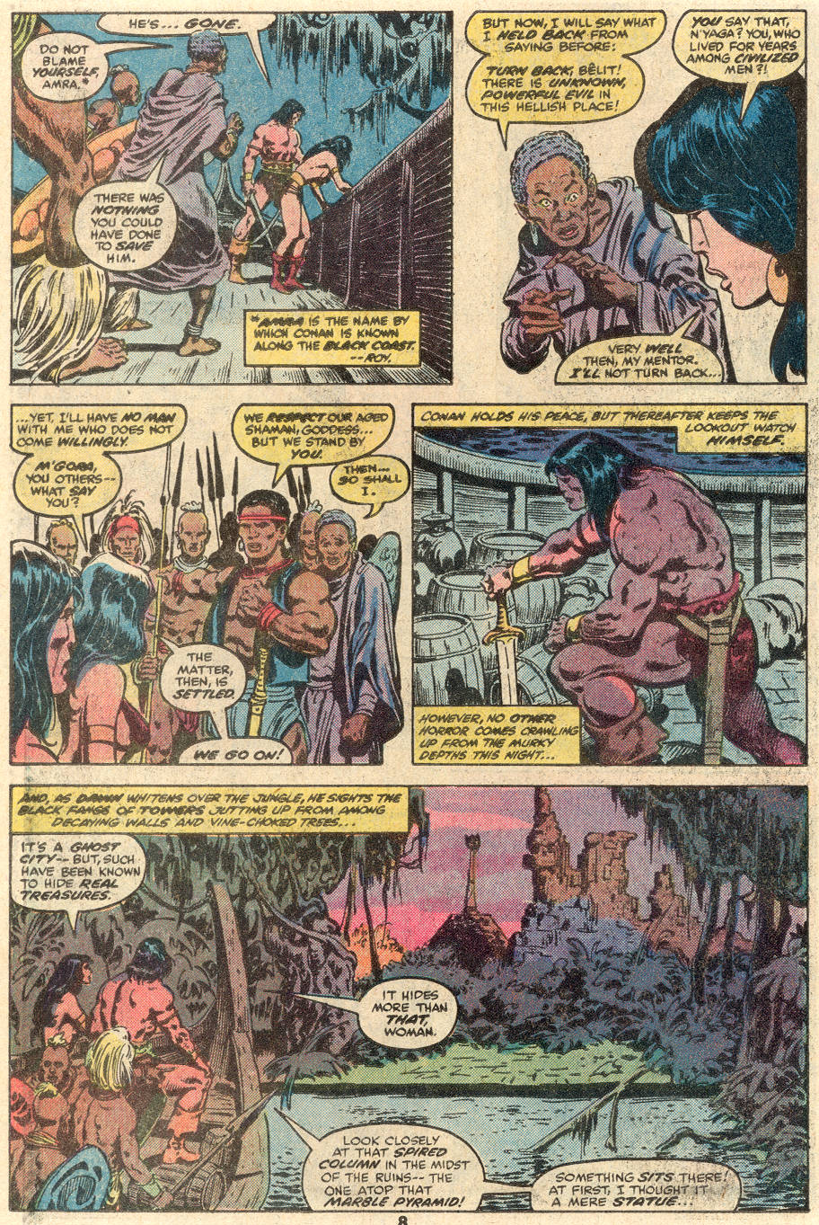 Read online Conan the Barbarian (1970) comic -  Issue #100 - 7