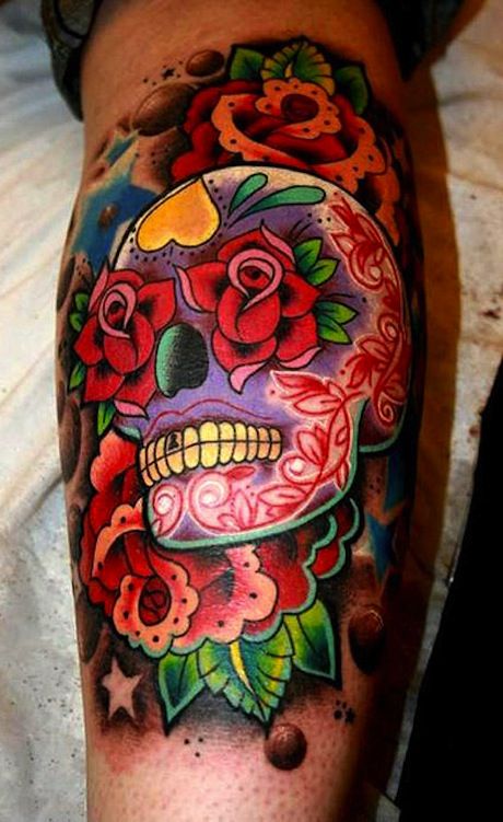 tatuaje de calavera mexicana
