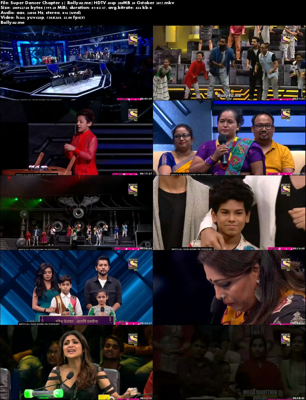 Super Dancer Chapter 2 HDTV 480p 200MB 28 October 2017 Download