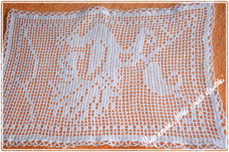 serwetki na szydełku, napkins made of crochet