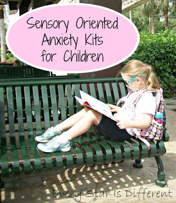 Sensory oriented anxiety kits for children