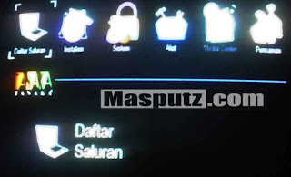 Menu instalasi receiver t22