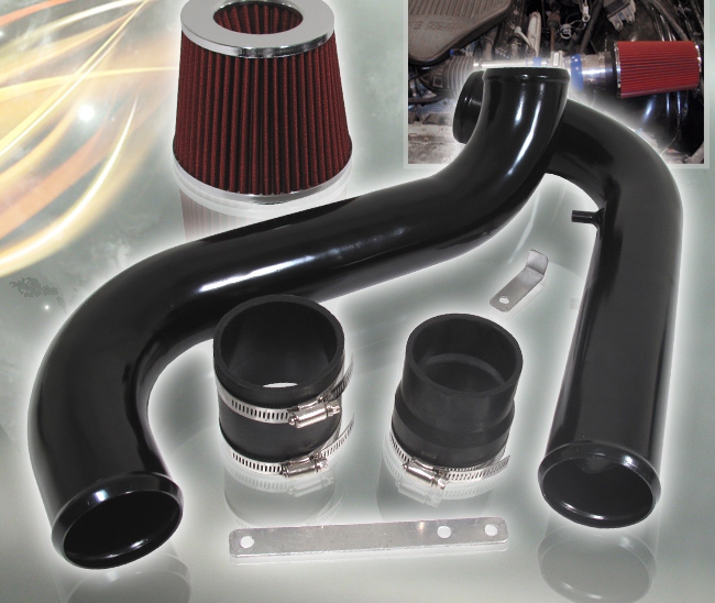 Top Tuned 9401 INTEGRA ACURA DC2 COLD AIR INTAKE RS LS BLACK PIPING