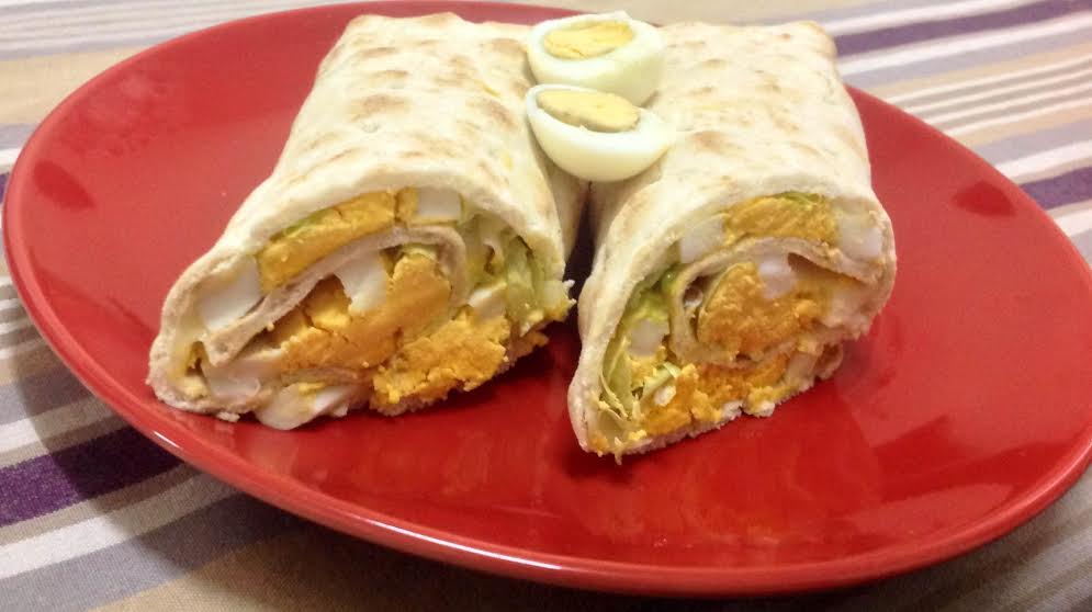 Sherly's MIcro Kitchen Breakfast Boiled Egg Wrap