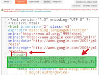 Paste kode tag HTML