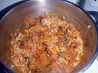 Θράψαλα κοκκινιστά με ρύζι στην κατσαρόλα - by https://syntages-faghtwn.blogspot.gr