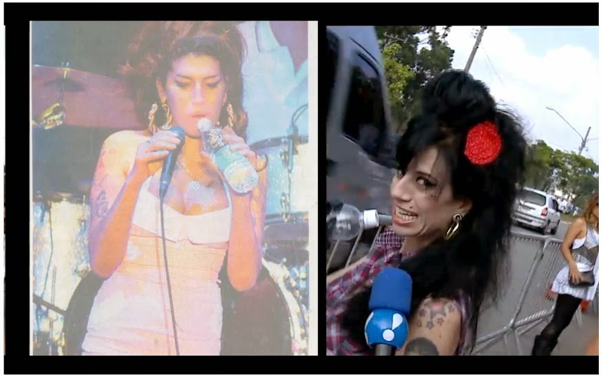 Sósia Amy Winehouse