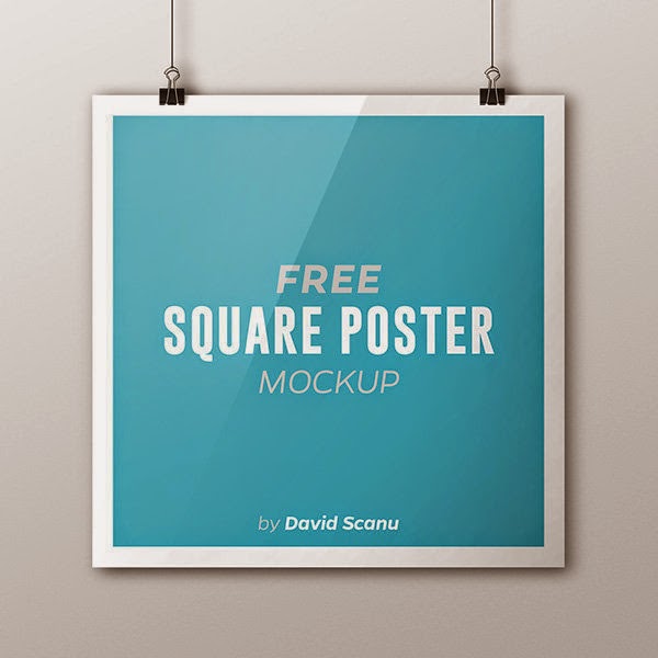 Square Poster Mockup