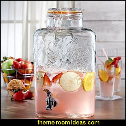 Vineyard Fruit Beverage Dispenser party table supplies - party decor - table decorations - party essentials - birthday party - baby showers - bridal showers - wedding party - party food - party table decorations Vineyard Fruit Beverage Dispenser