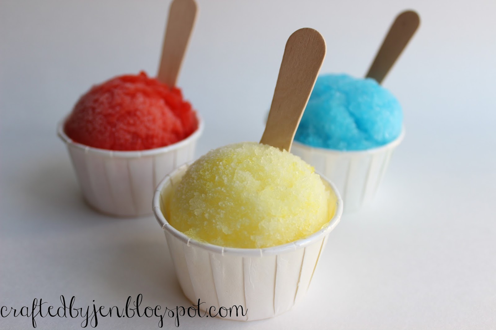 Easy "Jello" Snow Cones