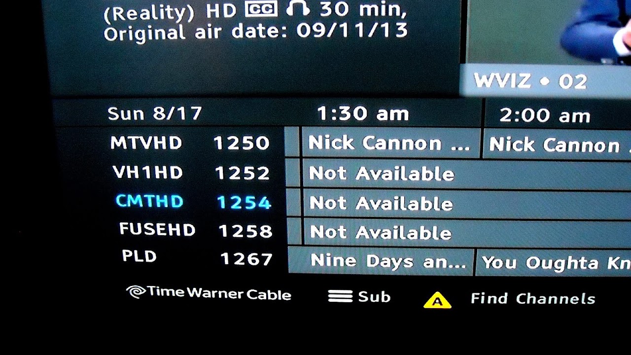 time warner cable remote buttons