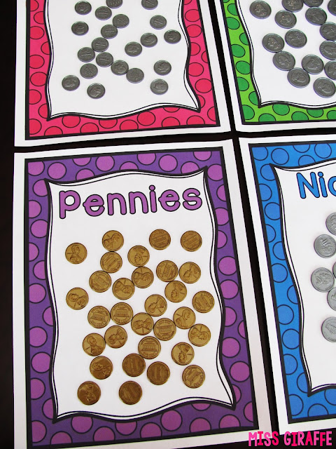 Coin identification activities and games to make learning to identify coins fun and hands on for kids