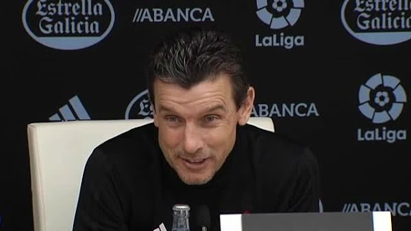 Unzué - Celta -: "Sorprende que el Málaga lleve tan pocos goles"