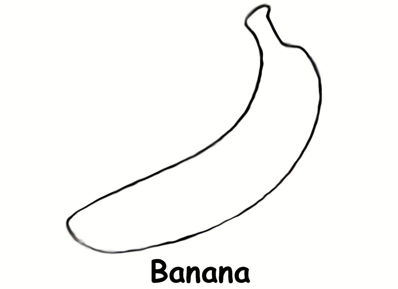 Banana Template Printable Printable Word Searches