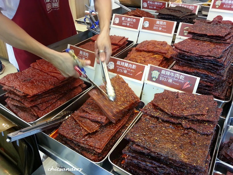 chicsanders Bakkwa, Macau Beef or Pork Jerky and egg tarts
