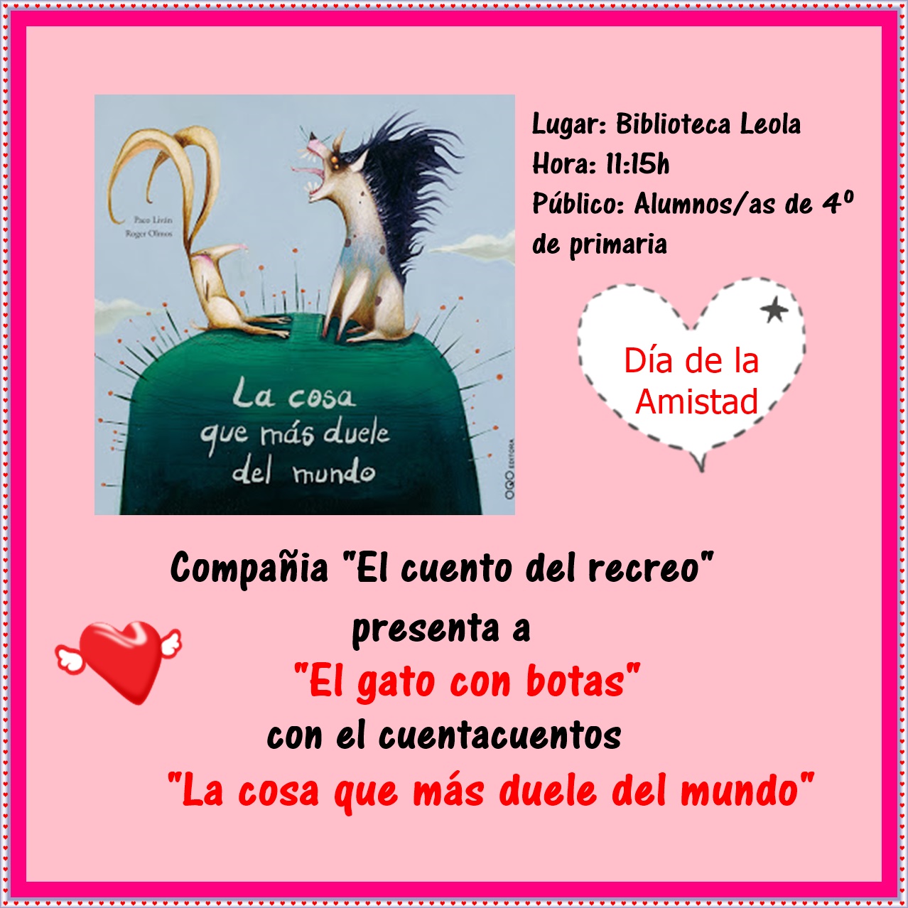 El Cuento Del Recreo El Cuento Del Recreo La Cosa Que Mas Duele Del Mundo