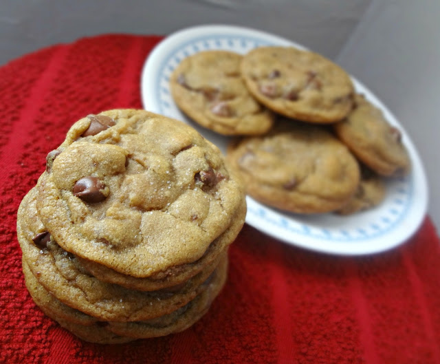 Nutella Stuffed, Brown Butter, Salted Chocolate Chip Cookies