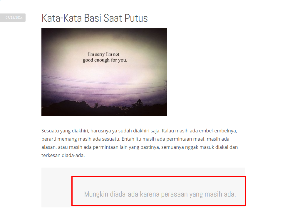 Kalimat Pembuka Di Blog Sublimasi Meditasi