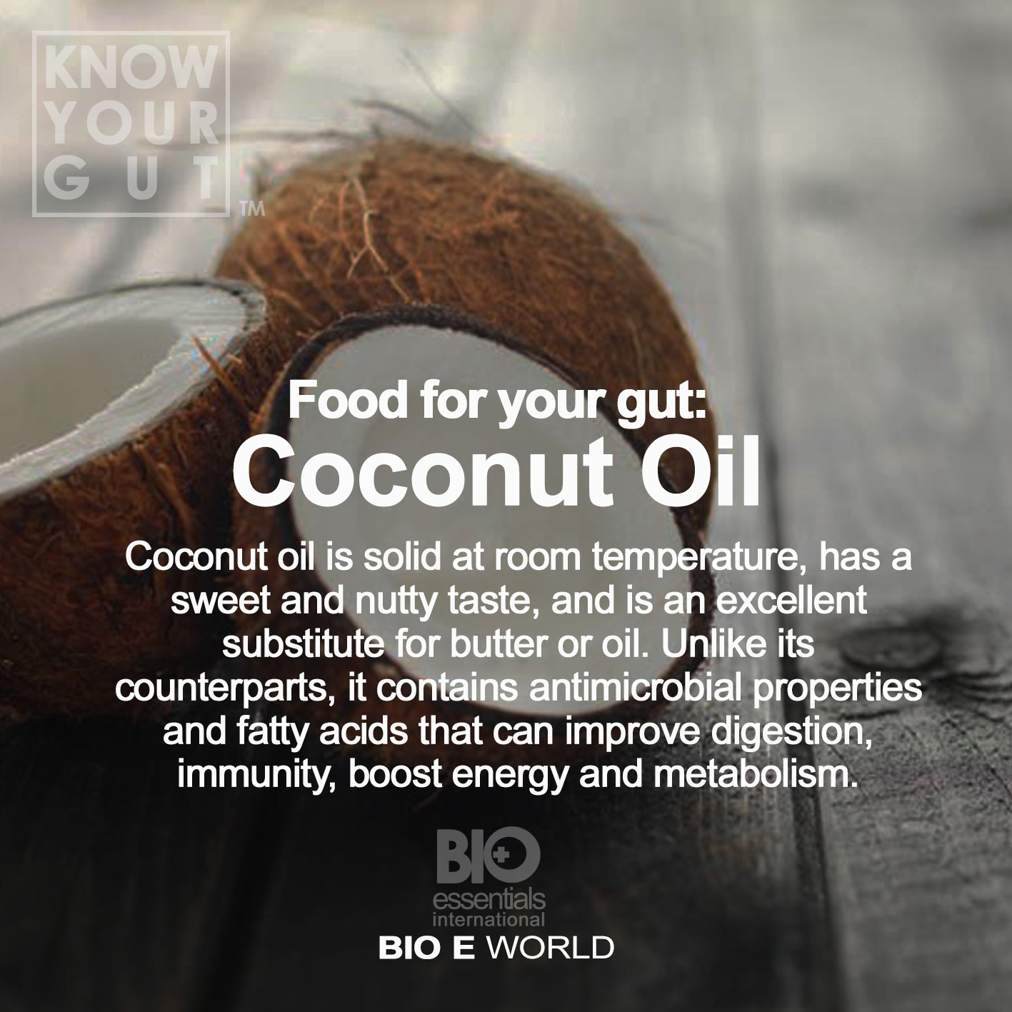 Coconut Oil for your Gut Health