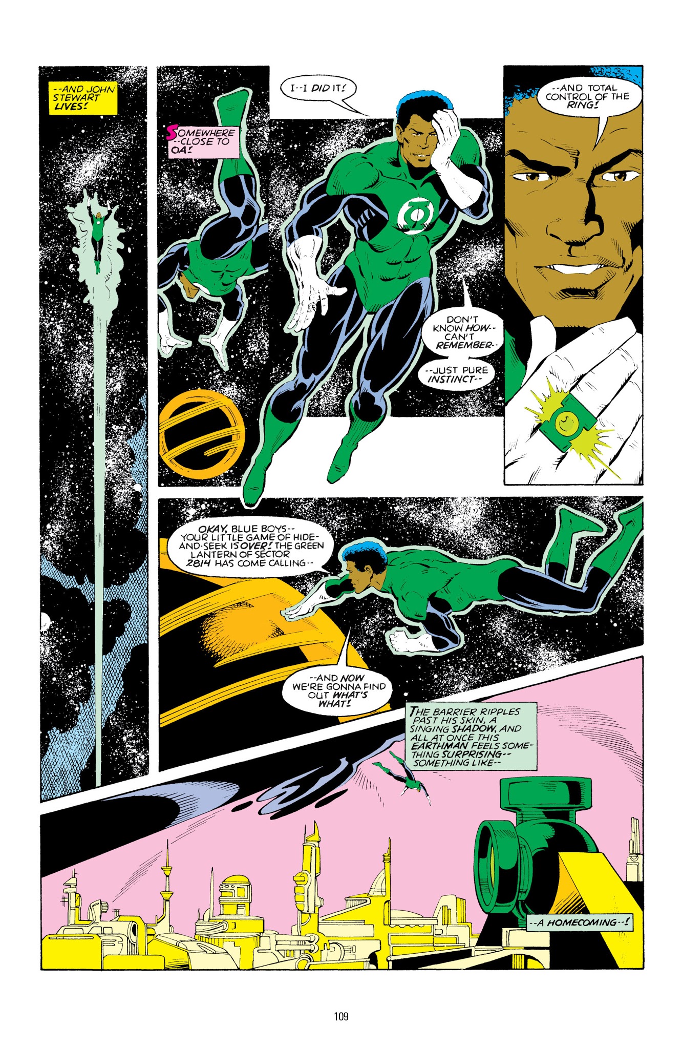 Read online Green Lantern: Sector 2814 comic -  Issue # TPB 3 - 109