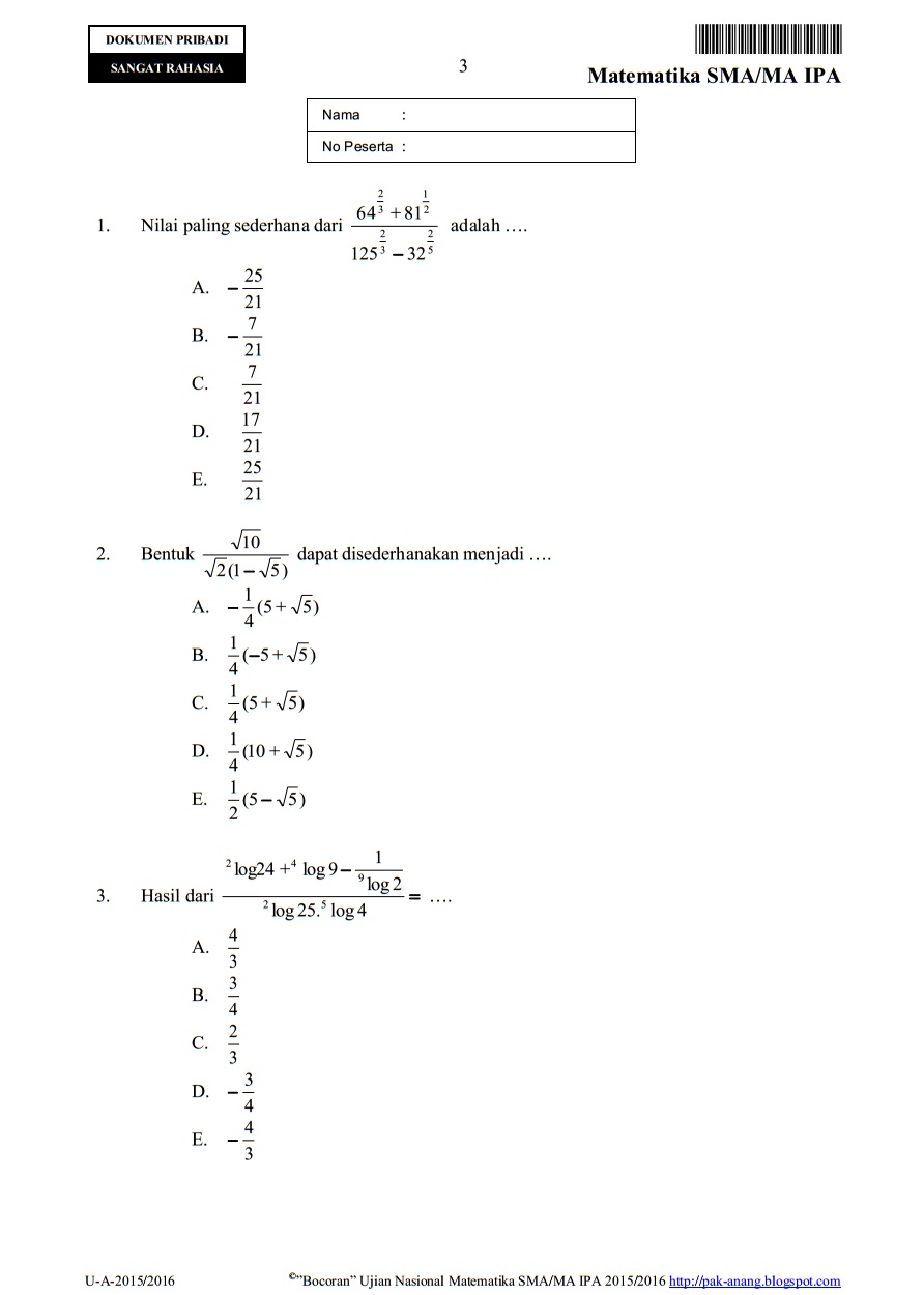Contoh Soal Ujian Sppi Contoh Soal Ukg Pedagogik Dan