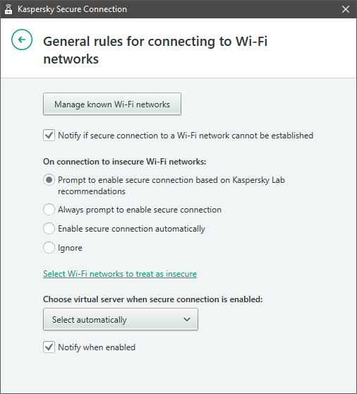 Establishing secure connection