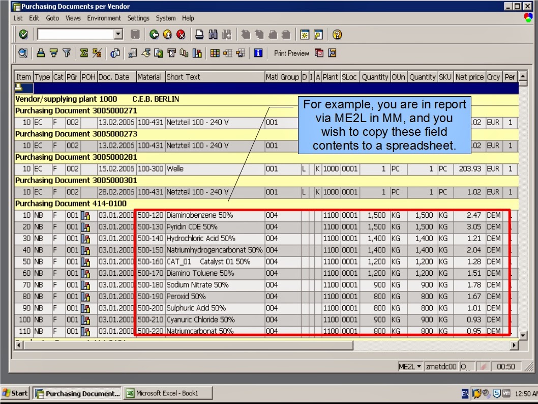 青蛙SAP分享 Froggy's SAP sharing N20 Clipboard Operating Multiple Fields