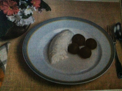 Spise Med Mormor: RISRAND MED BLOMMEKOMPOT